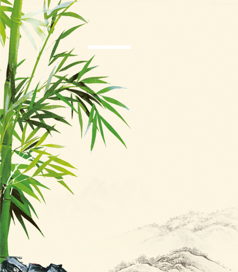 山上的竹子背景素材