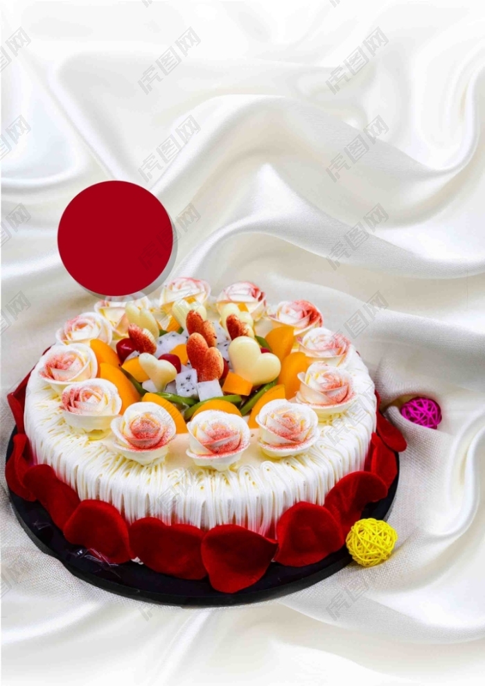 欧式蛋糕美食海报背景模板