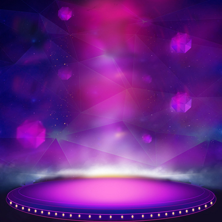 紫色舞台背景