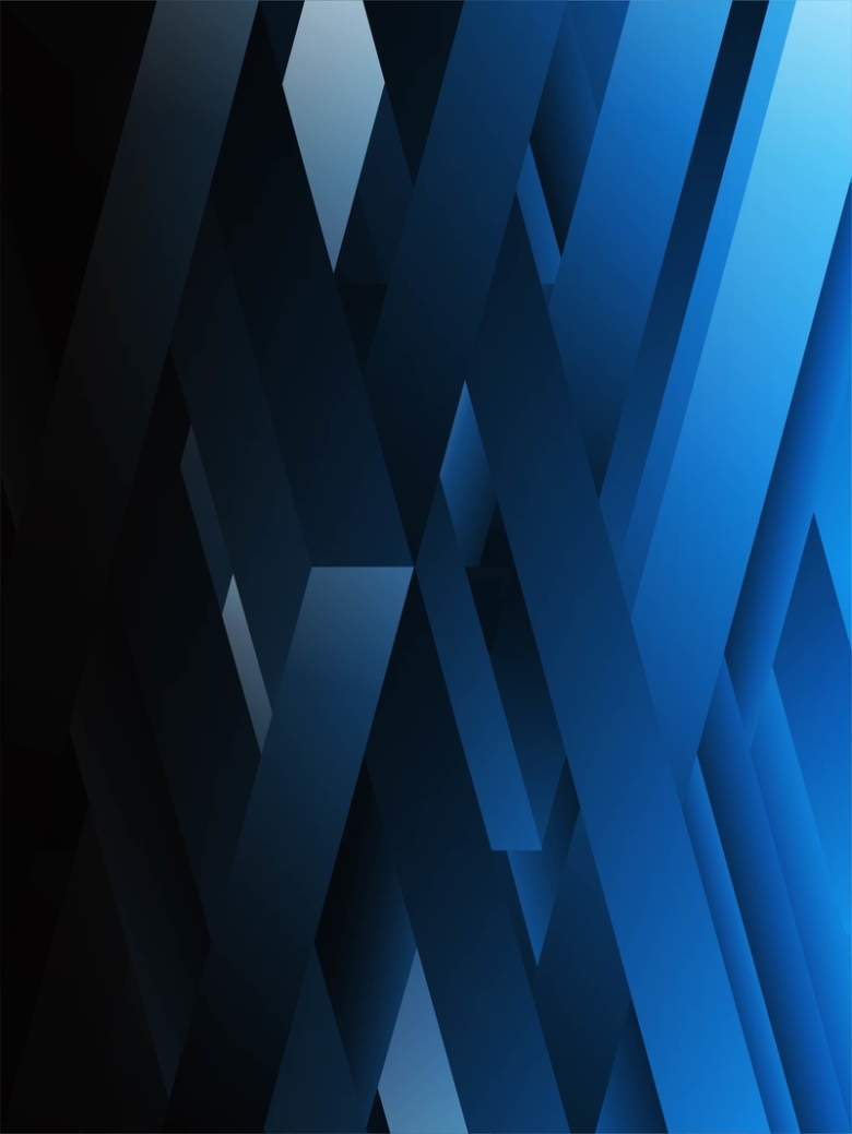 蓝色抽象的几何线条的背景