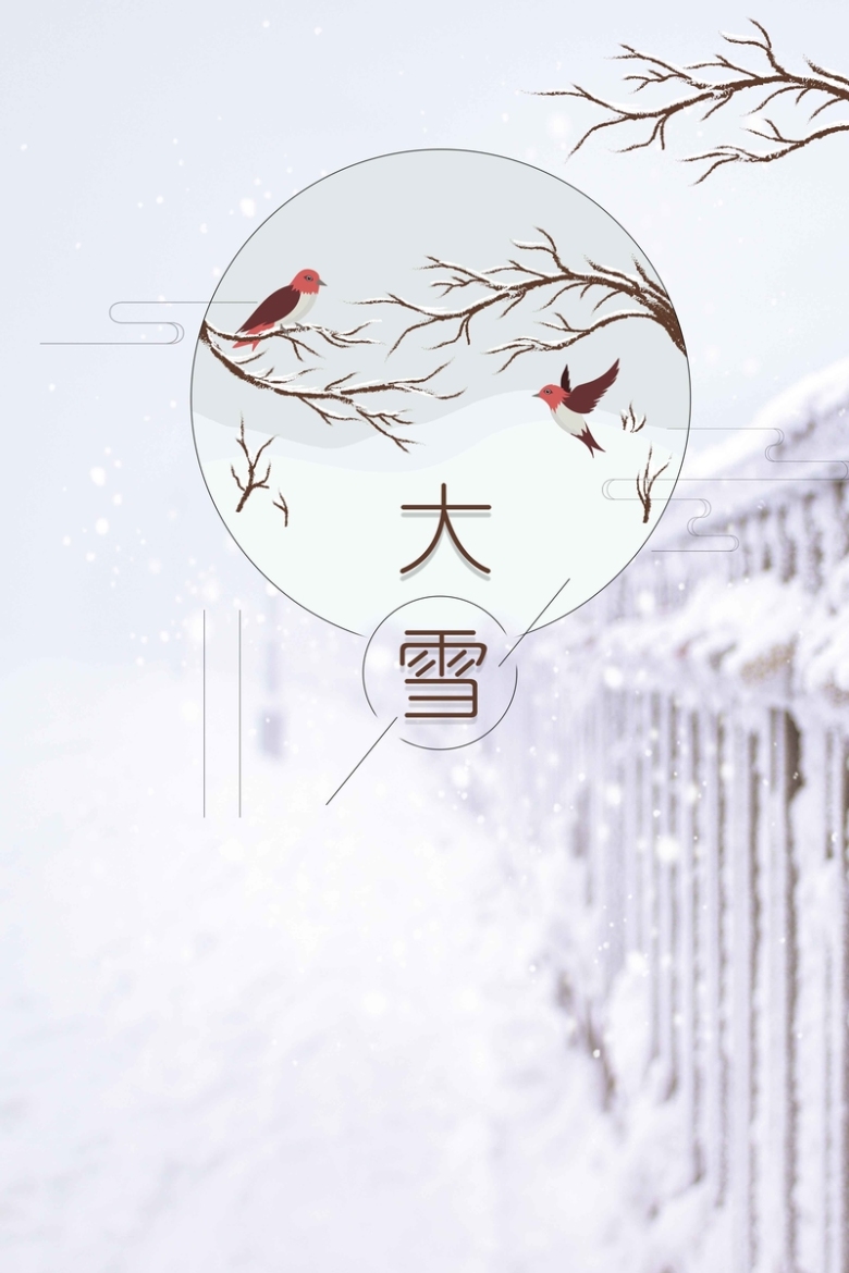 24二十四个节气大雪传统节日