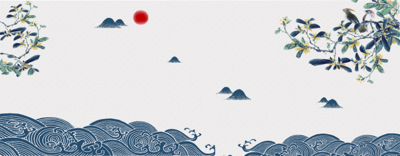 中国风复古手绘banner