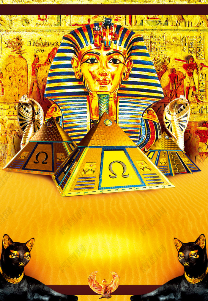 埃及旅游海报背景