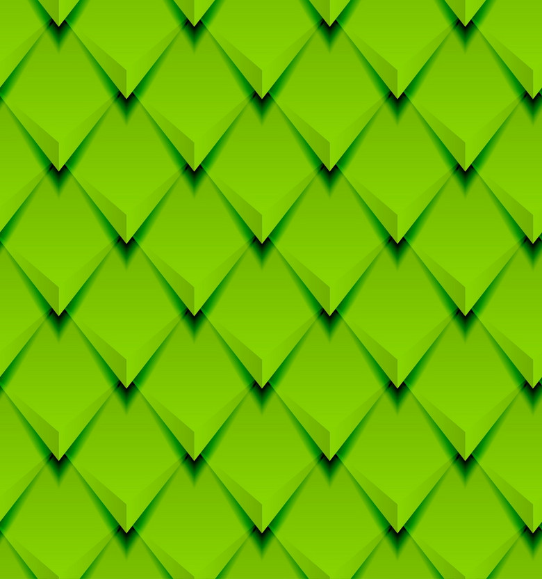 绿色几何图形