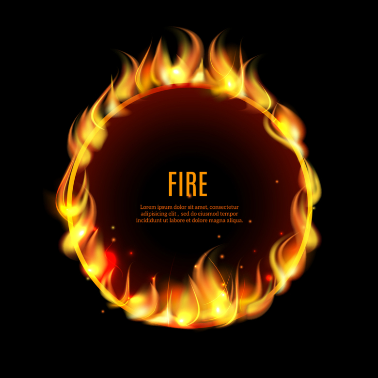 火焰信息框