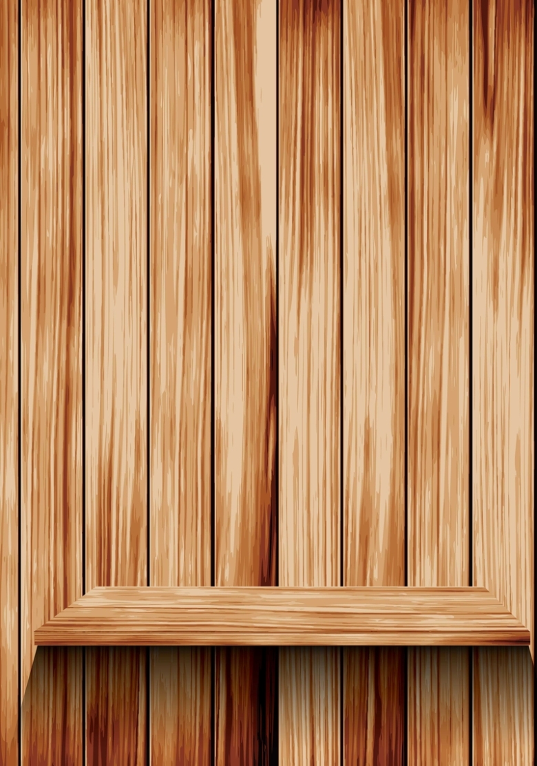 木质板矢量背景模版