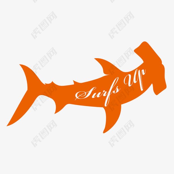 鲨鱼冲浪logo