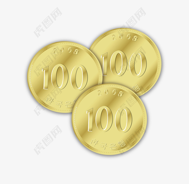金黄色百元纪念币