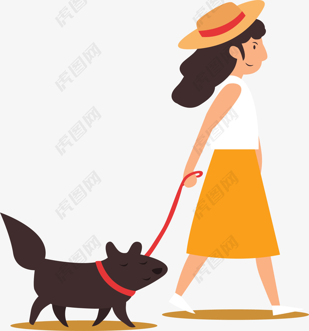 全民运动散步遛狗