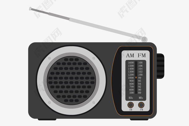 老式收音机两波段手动调台