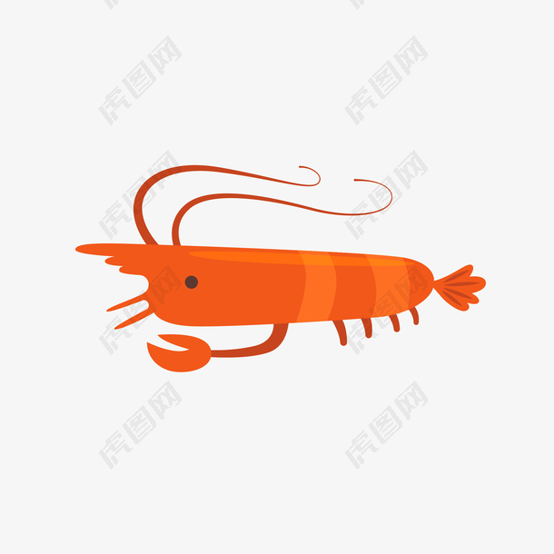 卡通海洋生物龙虾免抠素材