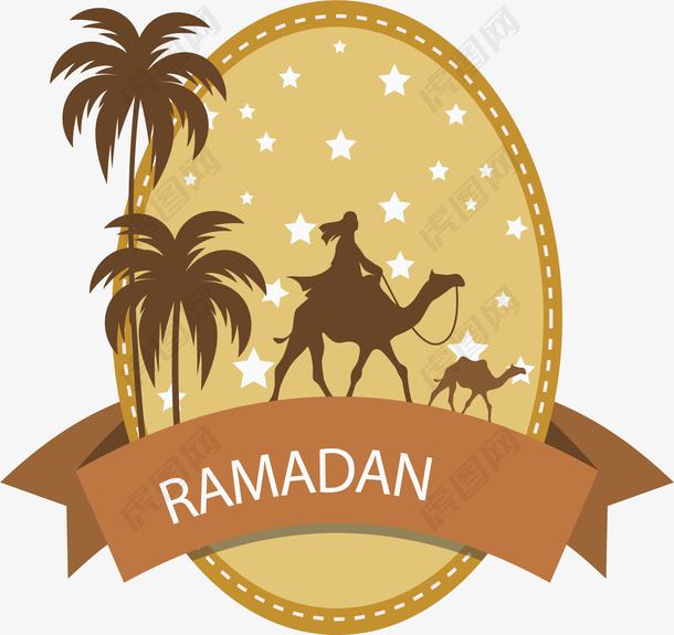 沙漠骆驼伊斯兰节日