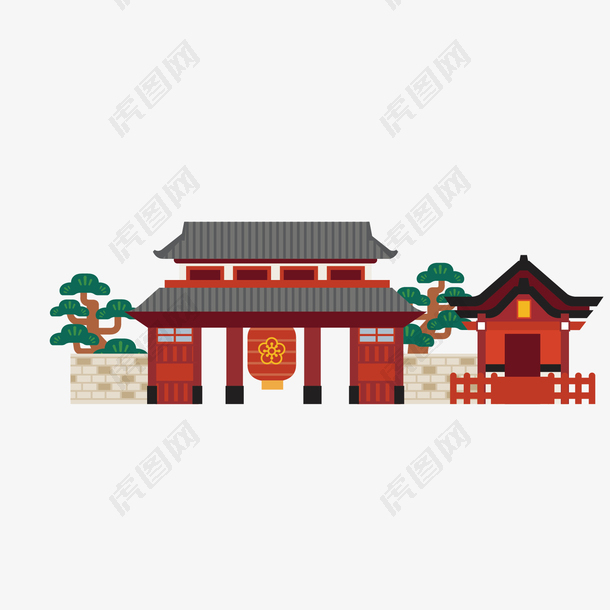中国传统寺庙手绘
