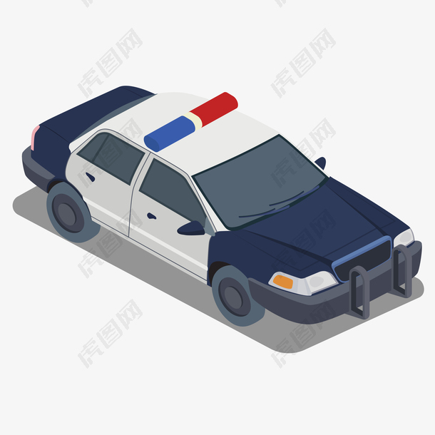 警车车辆素材图案