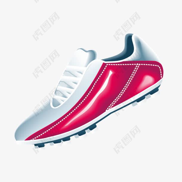 红色运动鞋足球鞋