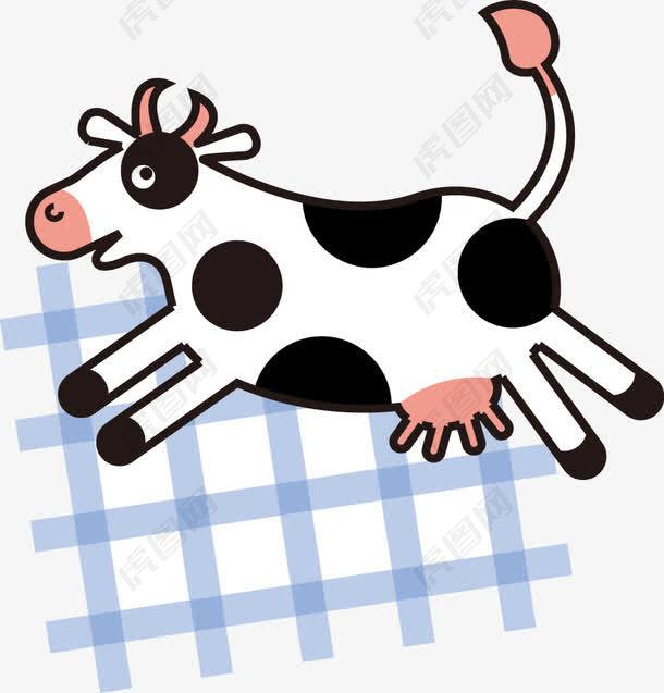 卡通创意奶牛
