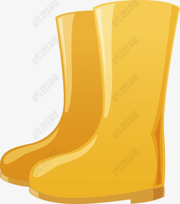黄色的雨鞋