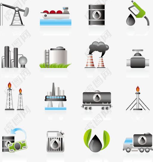 石油能源素材图标