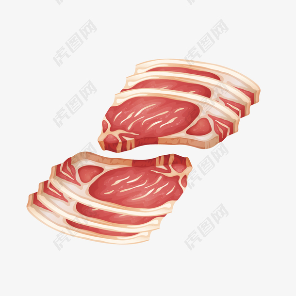 卡通猪肉加工设计素材