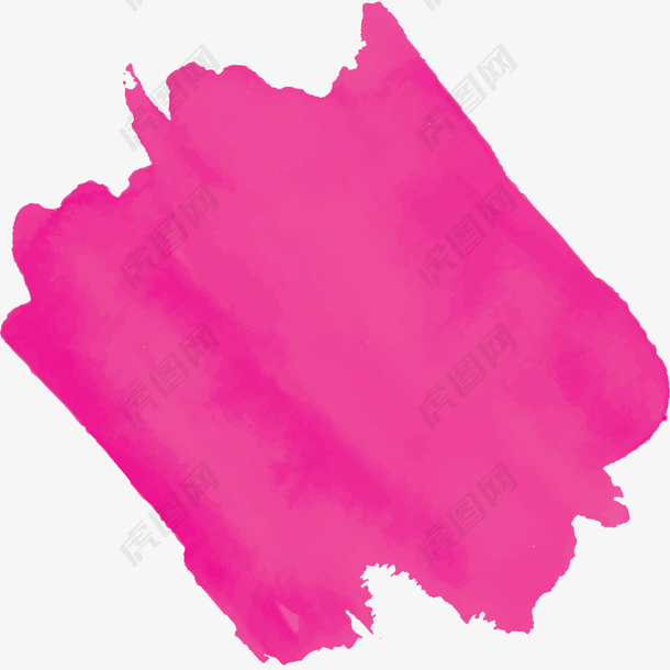 粉红水彩涂鸦笔刷