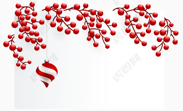 红色圣诞装饰小球