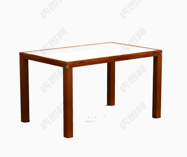 白色桌面实木木台